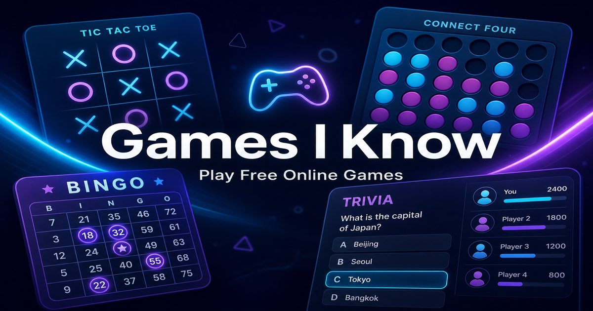 GamesIKnow browser games for blogs and content websites